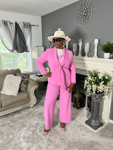 Pretty In Pink Pant Suit