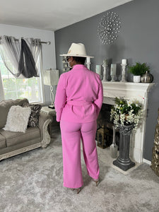 Pretty In Pink Pant Suit