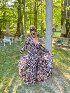 Leopard In Me Maxi Dress