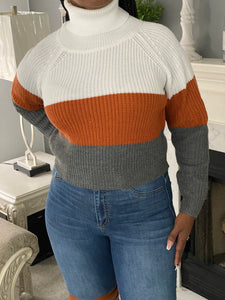 Tri Color Sweater